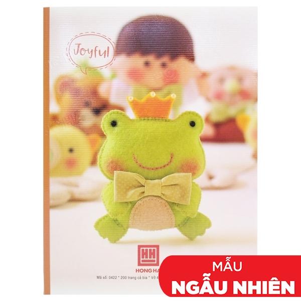 Vở Class Joyful - 4 Ly Ngang 200 Trang ĐL 80g/m2 - Hồng Hà 0422 (Mẫu Màu Giao Ngẫu Nhiên)