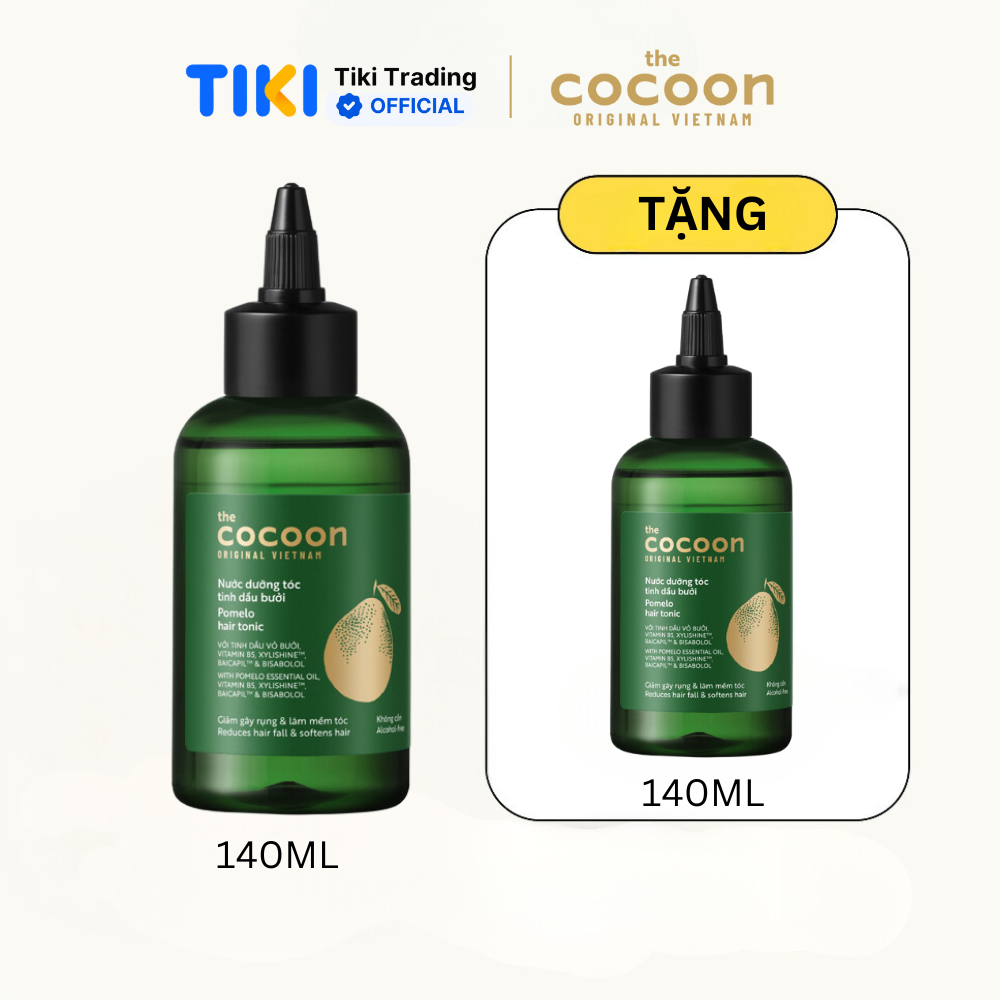 Nước dưỡng tóc tinh dầu bưởi Cocoon 140ml - NEW