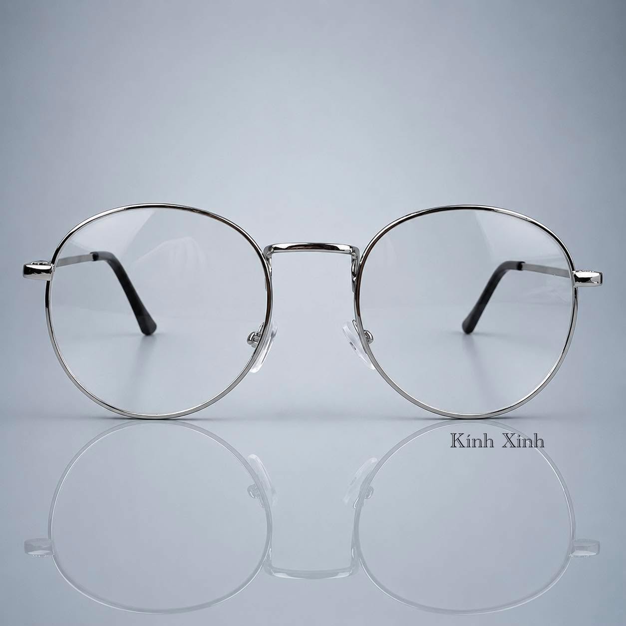 Kính gọng vintage mắt tròn nhỏ thời trang ulzzang