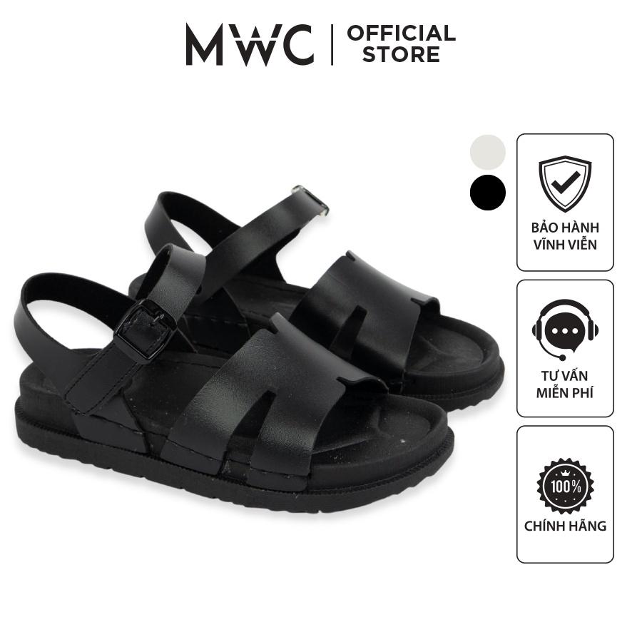 Giày MWC 2946 - Giày Sandal Nữ Quai Chữ H Đế Cao Thanh Lịch Thời Trang