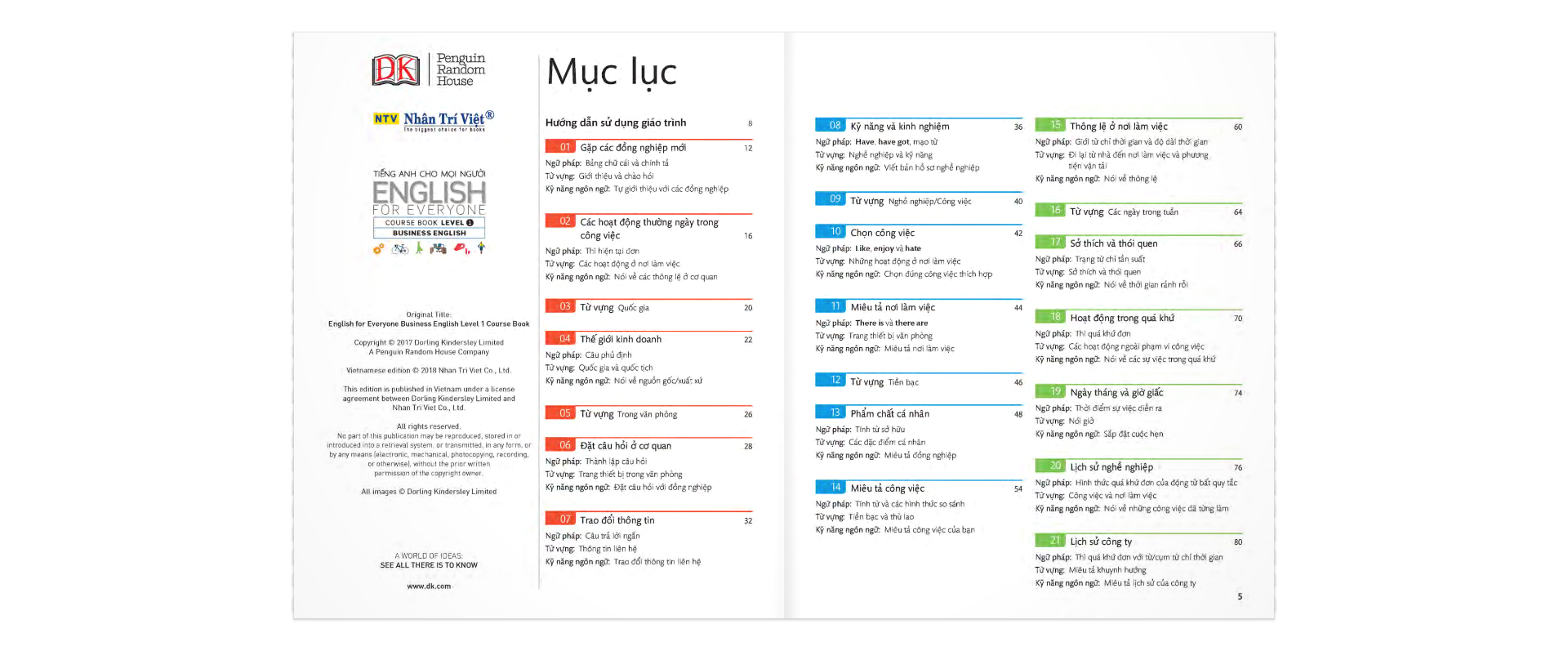 Sách English For Everyone - Business English - Course Book Level 1 (Kèm 1 Đĩa CD - Room)