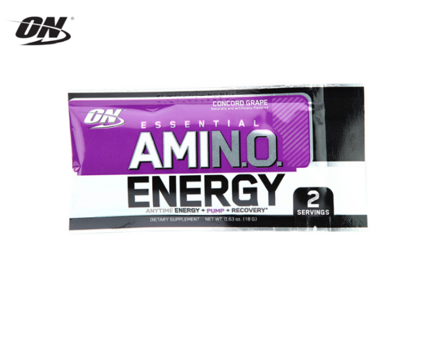 Thực phẩm bổ sung năng lượng và phục hồi Optimum Nutrition Essential Amino Energy 18g vị Grape