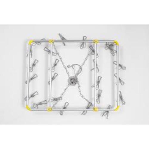 MÓC CHÙM INOX KHUNG NHÔM 24 MÓC