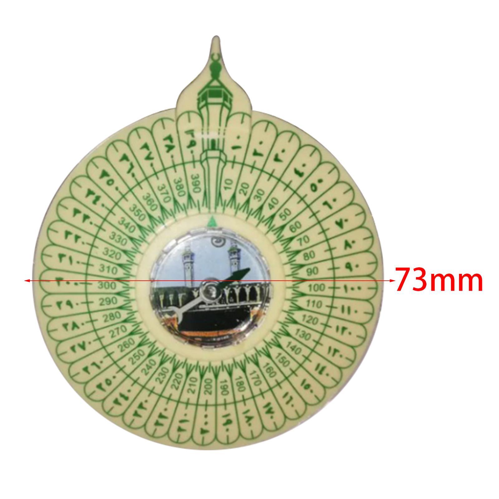 Qibla Find Compass Prayer Compass Salat High Precision Small Compass Compass for Prayer for Hiking Camping Tool Gift