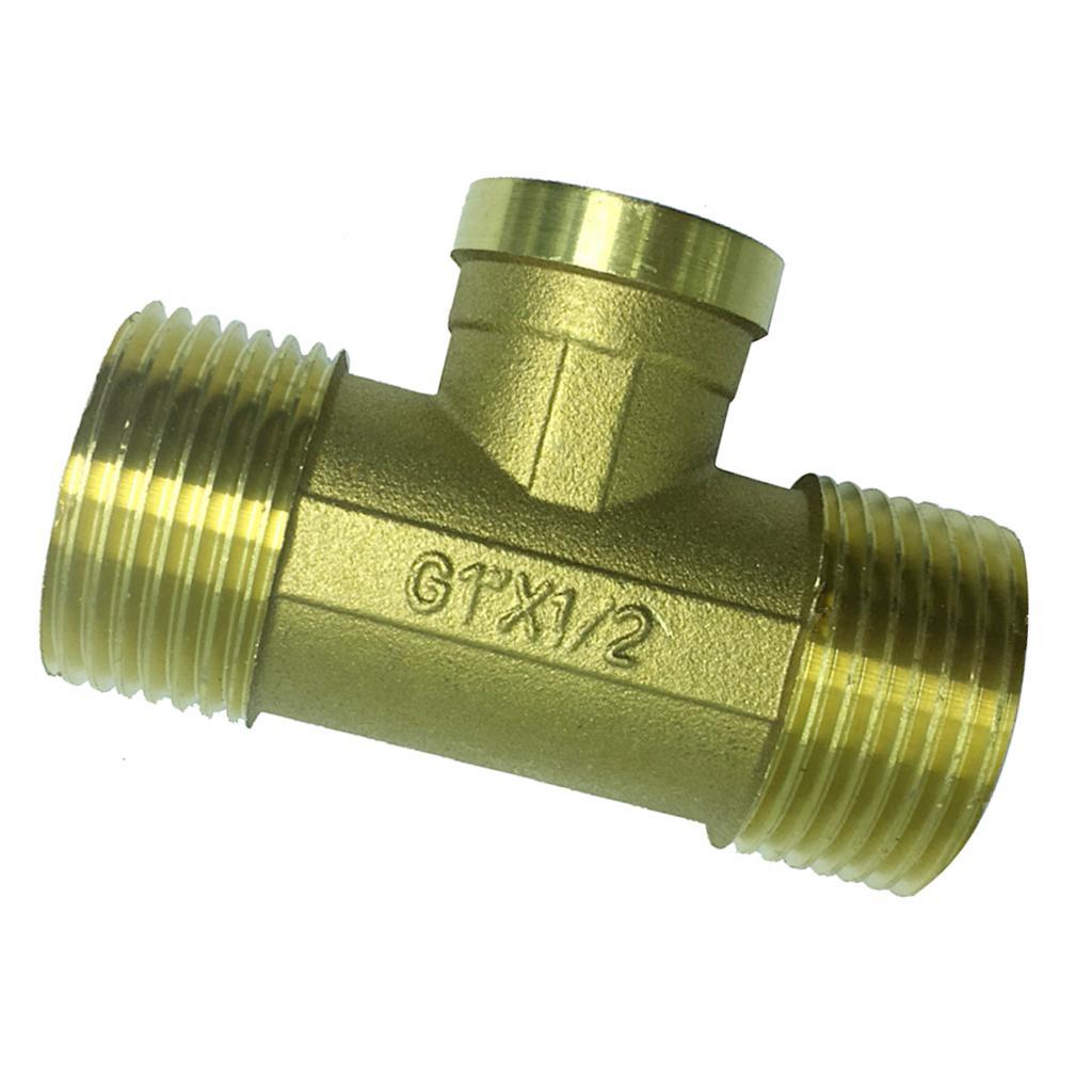 T-piece Brass Hose Connector Threaded Adapter