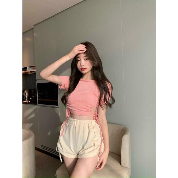 Áo croptop rút dây 2 bên hông - NORN Clothing