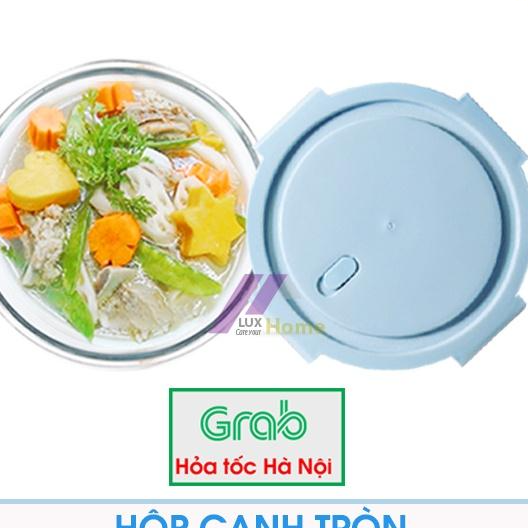 Hộp đựng canh chống tràn bằng thủy tinh, hộp đựng thức ăn 1 ngăn