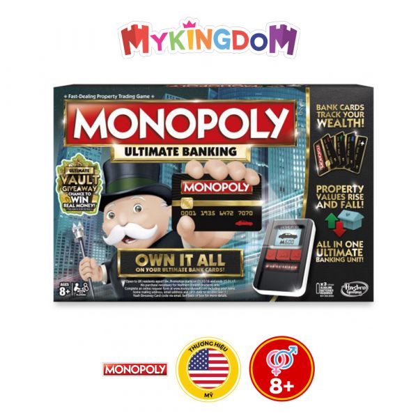 Cờ Tỷ Phú Ngân Hàng Điện Tử Cao Cấp Monopoly B6677