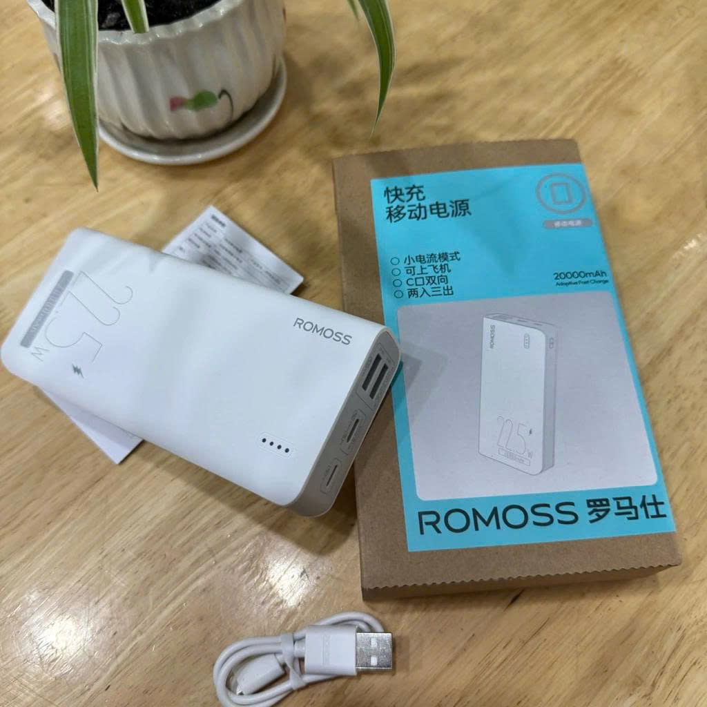 Pin sạc dự phòng PAC20 20.000mAh 22.5W - Dung Lượng Lớn - Sạc Siêu Nhanh - An Toàn Hàng Chính Hãng
