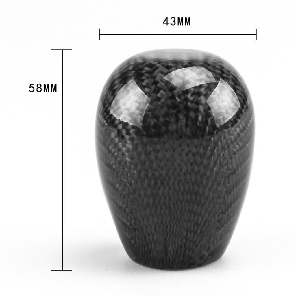 Car Manual Round Gear  Knob Ball Head Stick Shifter Black
