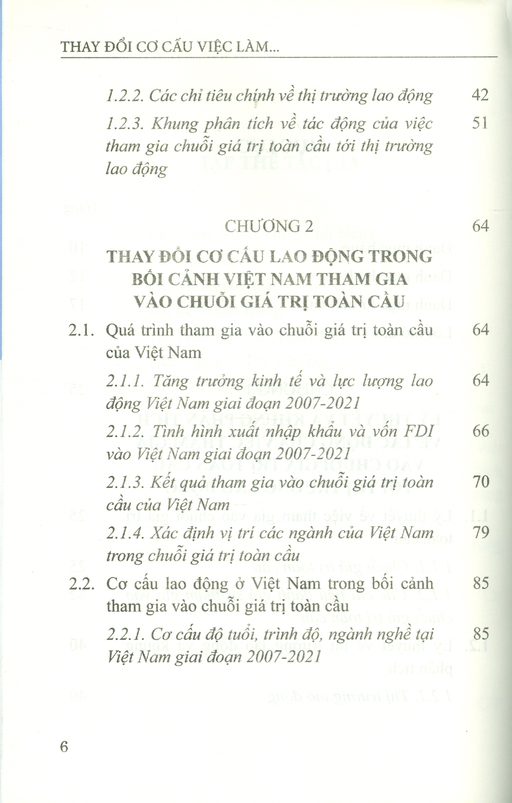 Thay Đổi Cơ Cấu Việc Làm Và Thu Nhập Của Lao Động Việt Nam Trong Bối Cảnh Tham Gia Vào Chuỗi Giá Trị Toàn Cầu (Sách chuyên khảo) - TS. Phạm Minh Thái (Chủ biên)