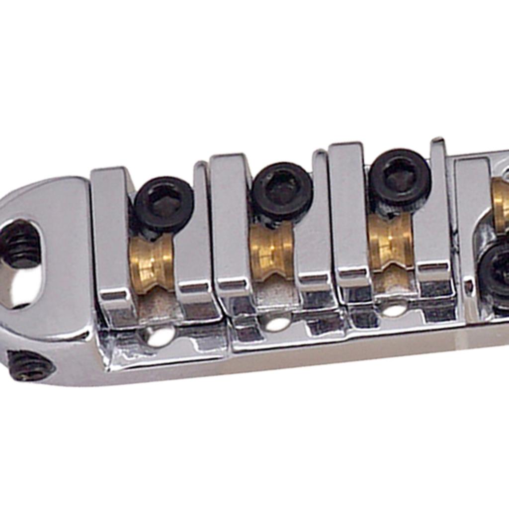 Sunnimix Con Lăn Yên Xe Khóa Cầu Có Cờ Lê Cho Les Paul Đàn Guitar Thay Thế