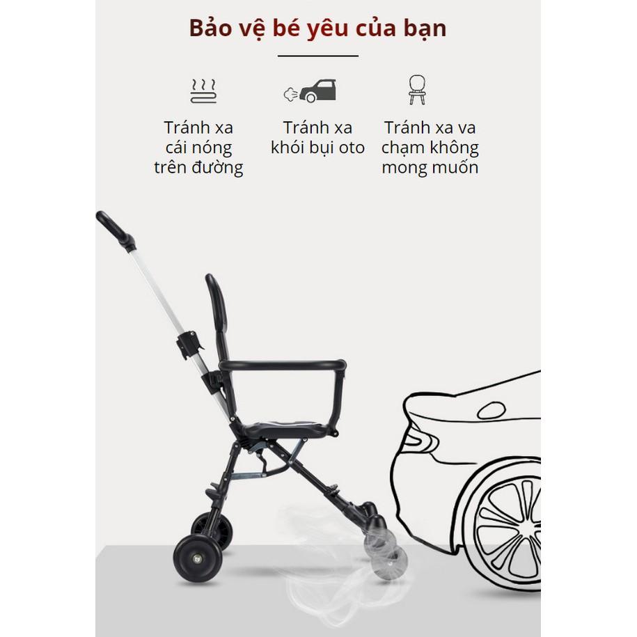 XE ĐẨY CHO BÉ 6 THÁNG ĐẾN 2 TUỔI RA NGOÀI CÓ THỂ XẾP GỌN CHỈ 3.5KG DU LỊCH 2-WAY REST BABY