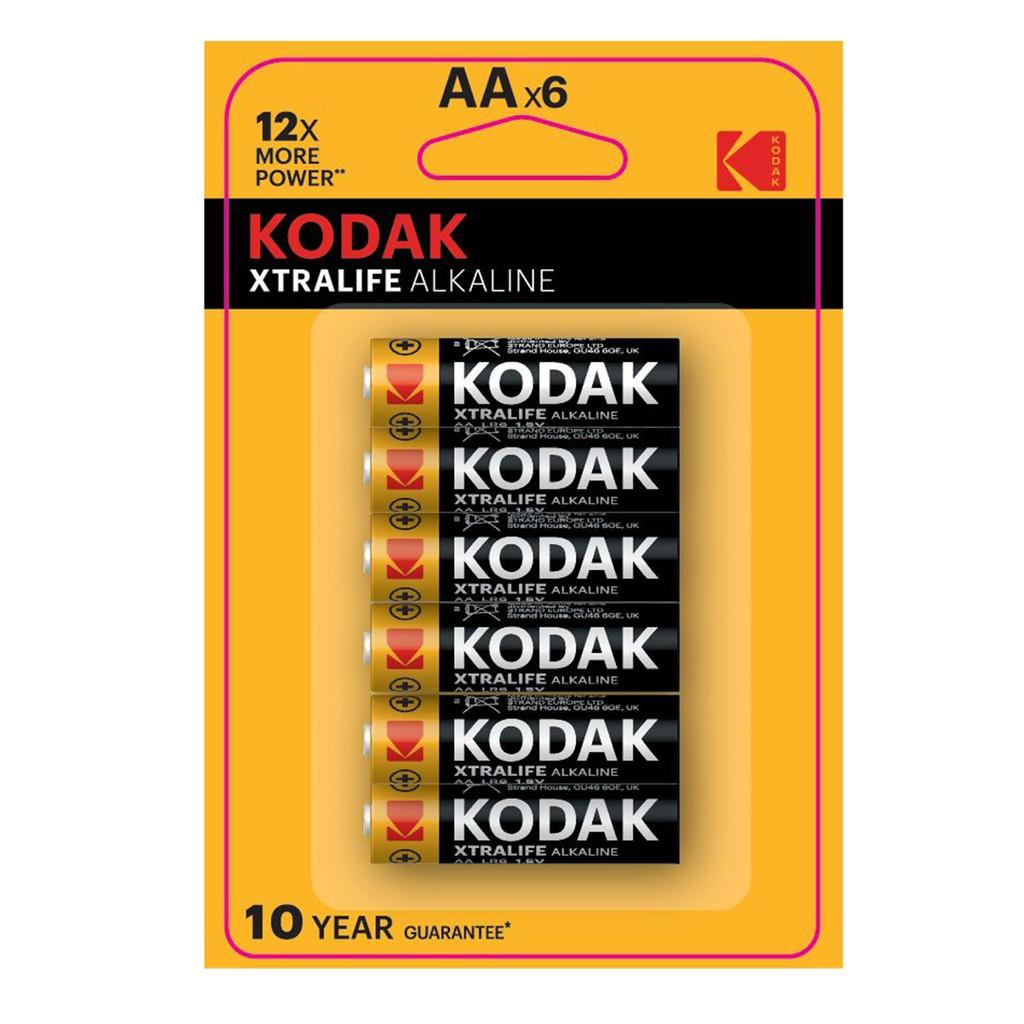 Hình ảnh Bộ 6 Pin Kodak Alkaline AA điện thế 1.5V Uncle Bills IB0216