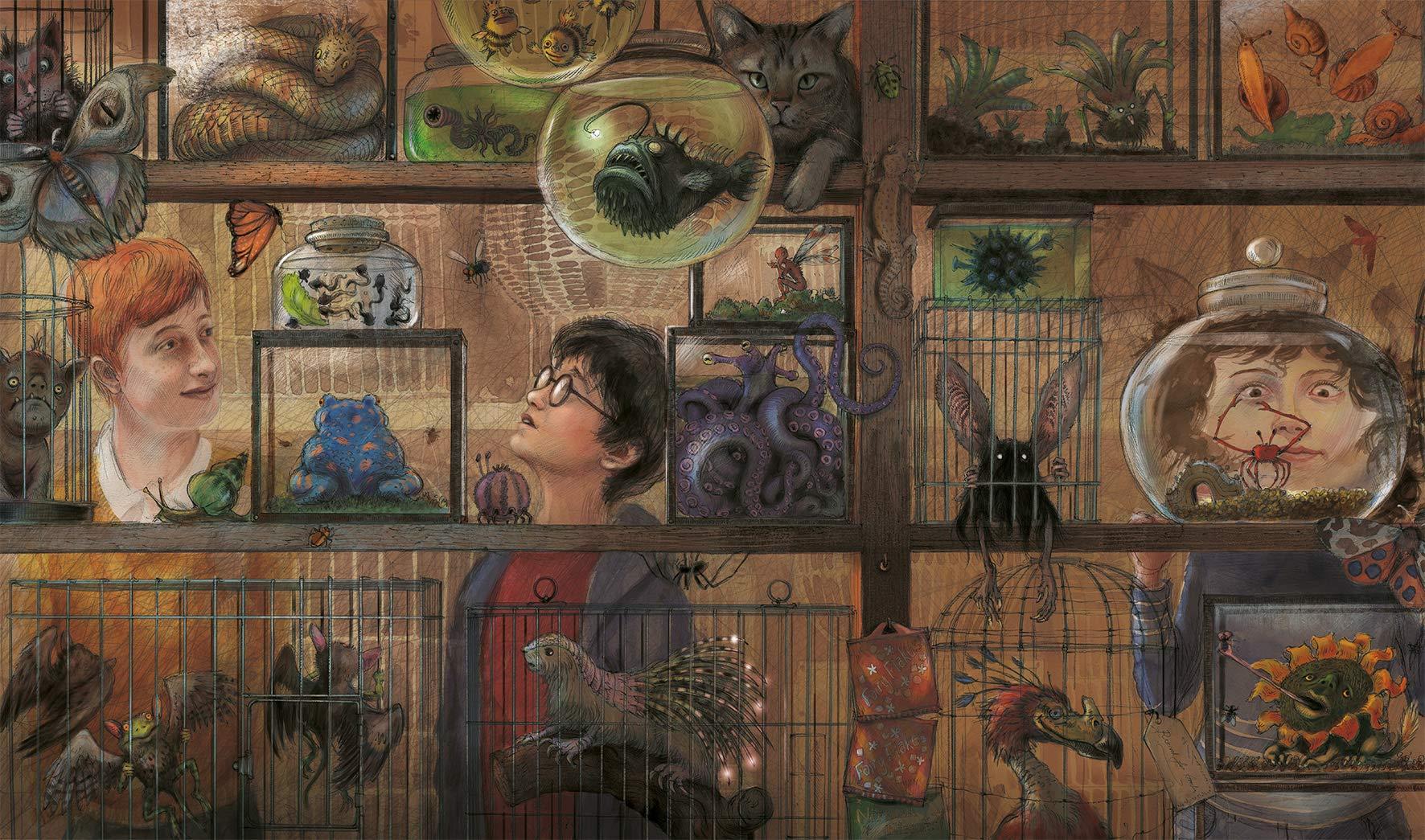 Harry Potter Part 3: Harry Potter And The Prisoner Of Azkaban (Hardback) Illustrated Edition (Harry Potter và tù nhân ngục Azkaban) (English Book)