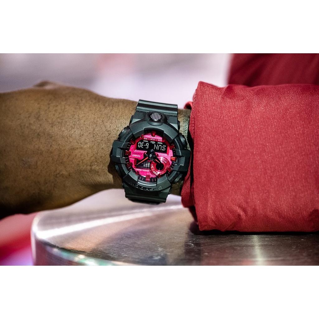 Đồng Hồ Nam Dây Nhựa Casio G-Shock GA-700AR-1A Chính Hãng - GA-700AR-1ADR