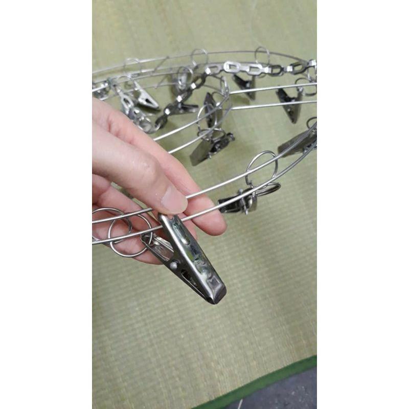 Móc tròn,móc chùm inox treo quần áo