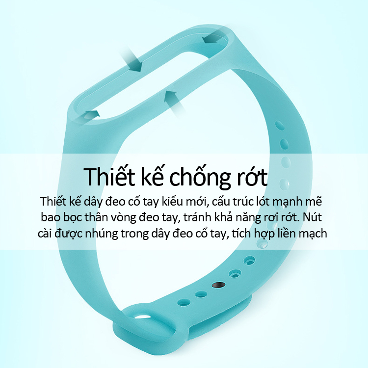 Dây đeo thay thế thân thiện với môi trường từ nhựa TPE mềm dạ quang cho Xiaomi miband 3, 4 M3M4 LUMINOUS STRAP