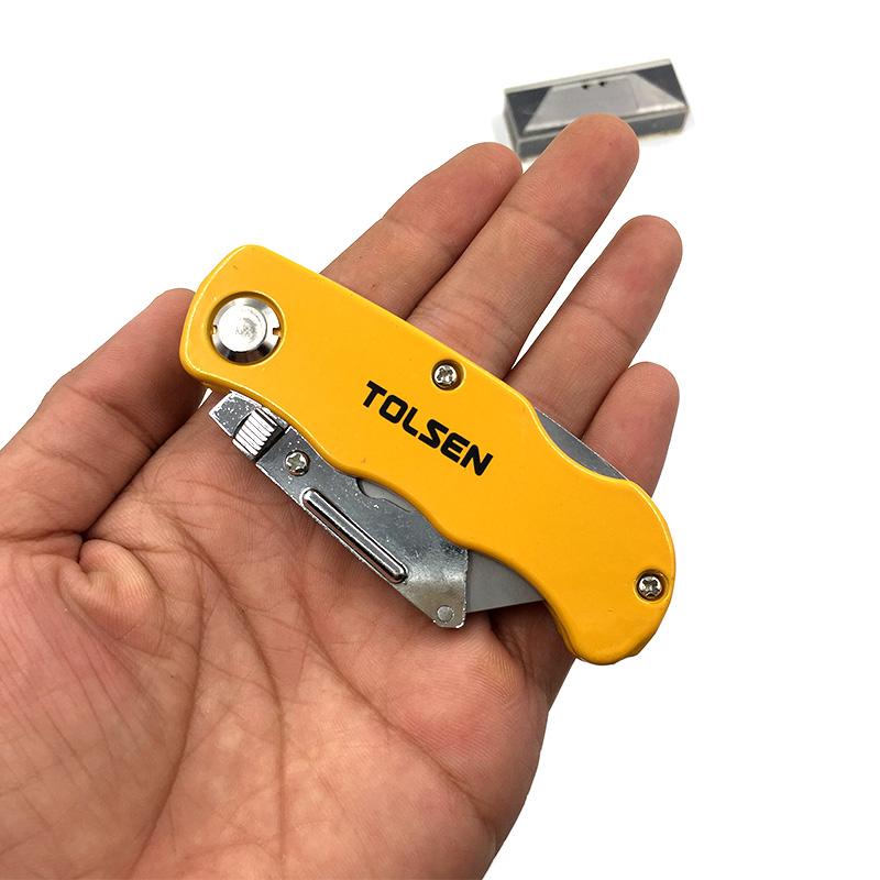 Dao Rọc Giấy Xếp + 5 Lưỡi SK5 Tolsen 30007