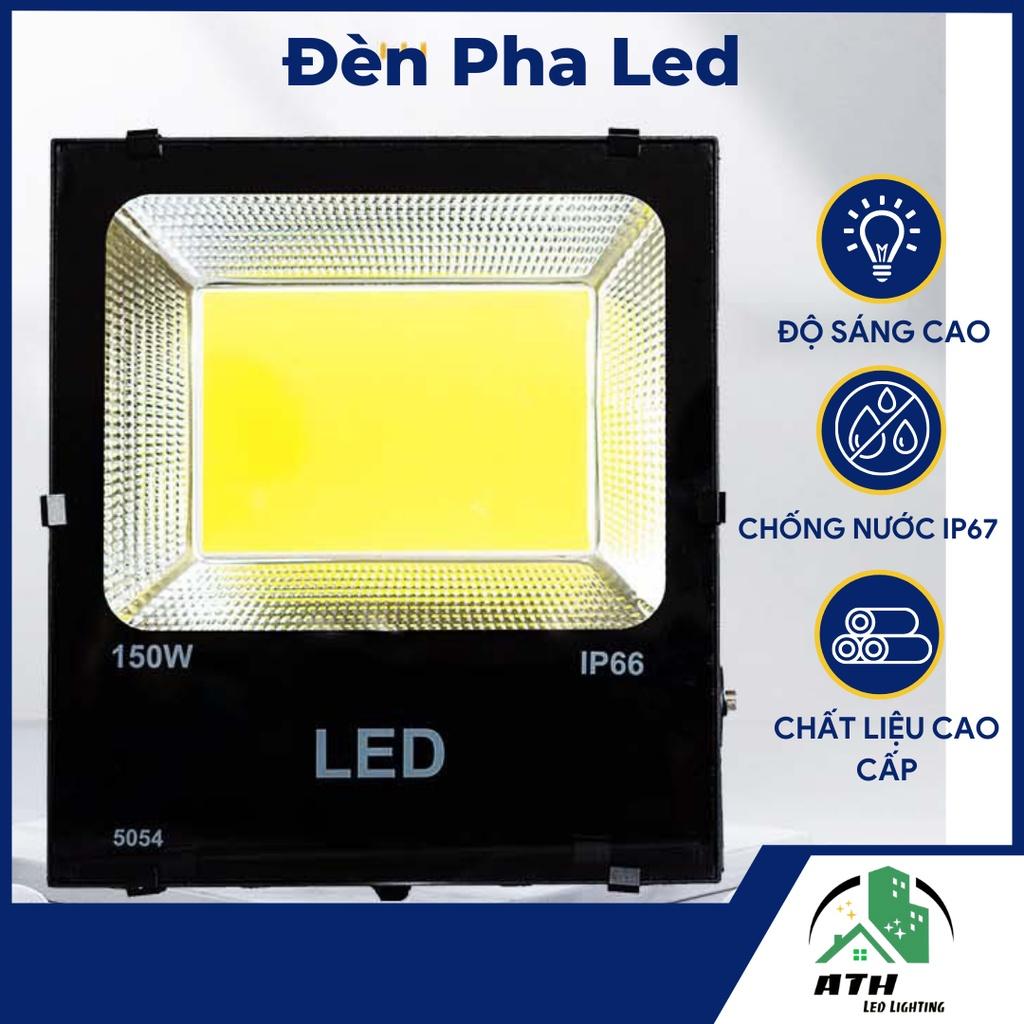 Đèn pha Led ngoài trời, chiếu sáng sân vườn, nhà xưởng, sân bóng với độ chống nước tuyệt đối IP67