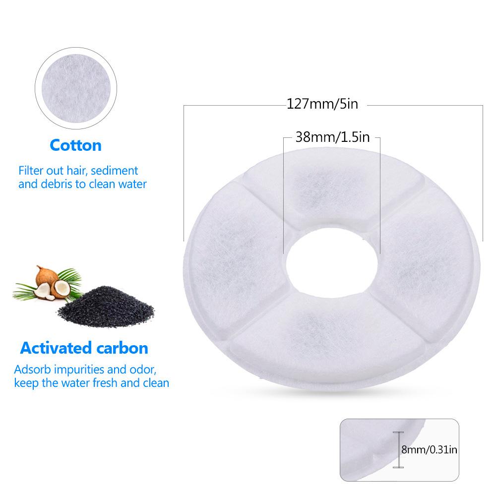 Bộ Lọc Thay Thế Cho Bình Nước Uống Đạng Đài Phun Nước Cho Mèo 4 Cái