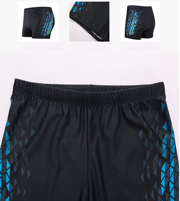 Quần bơi nam Boxer YESURE Diamon Chất liệu polyester Spandex cao cấp , chống thấm , nhanh khô form Fitness thời trang - Hàng Chính Hãng