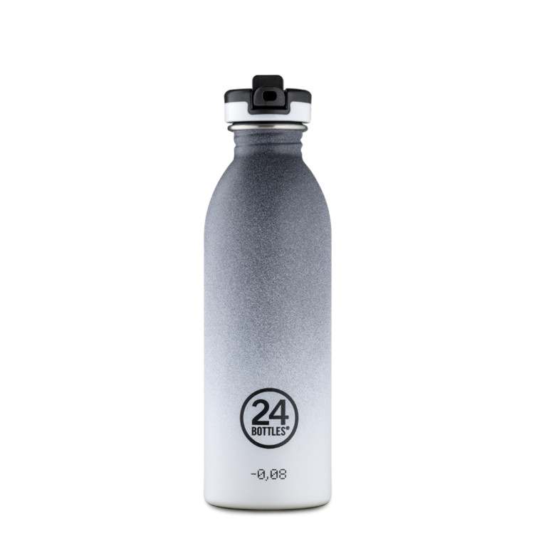 Bình nước  24 Bottles Urban, dung tích 500ml, màu xám nắp thể thao