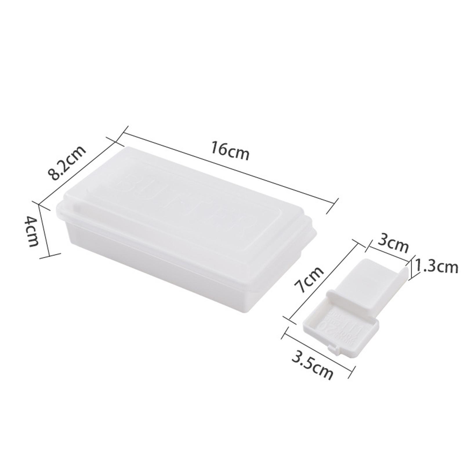 Butter with Lid Butter Cutting Storage Box for Fridge Dining Countertop
