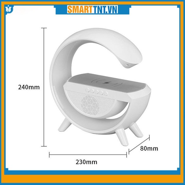 Loa bluetooth chữ G đổi màu kiêm sạc nhanh không dây 3 in 1 BT 2301 mới