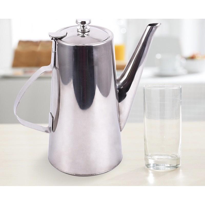 [DEAL SỐC CUỐI NĂM] BÌNH TRÀ CAFE ĐA NĂNG CHẤT LIỆU INOX, DUNG TÍCH 1.5 LÍT ĐỂ BÀN- BÌNH TRÀ INOXCAO CẤP, KHÔNG GỈ SÉT