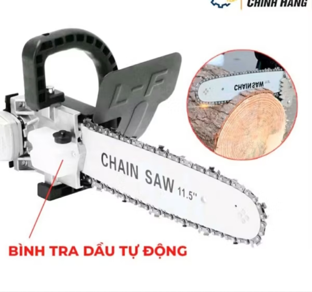 BỘ LAM CƯA XÍCH LẮP MÁY MÀI MÁY CẮT CẦM TAY THÀNH CƯA GỖ ĐA CHỨC NĂNG