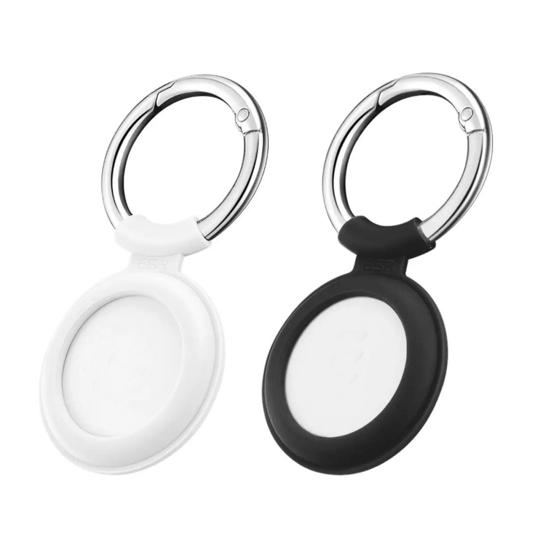 Bao case bảo vệ Airtag thương hiệu ESR Set 2 cái (black &amp; white) - Hàng chính hãng