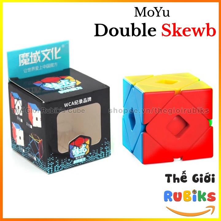 Rubik Double Skewb Stickerless MoYu MFJS MeiLong - Rubik Biến Thể Skewb