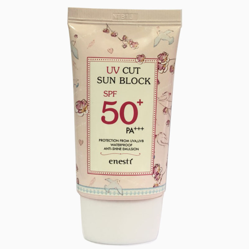 Kem chống nắng UV Cut Sunblock Enesti SP 50 PA+++  Hàn quốc  trắng da không không nhờn dính ( 50ml)