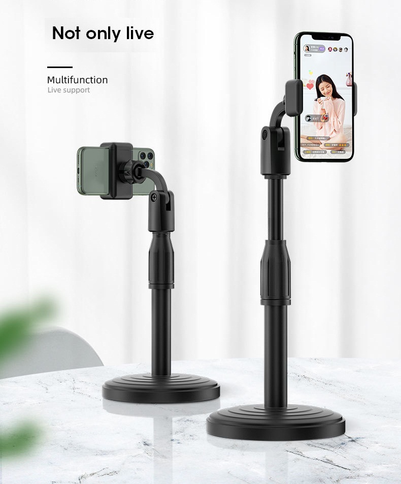 Giá Đỡ Điện Thoại Xoay 360 Độ, Điều Chỉnh Chiều Cao, Xem Video Livestream