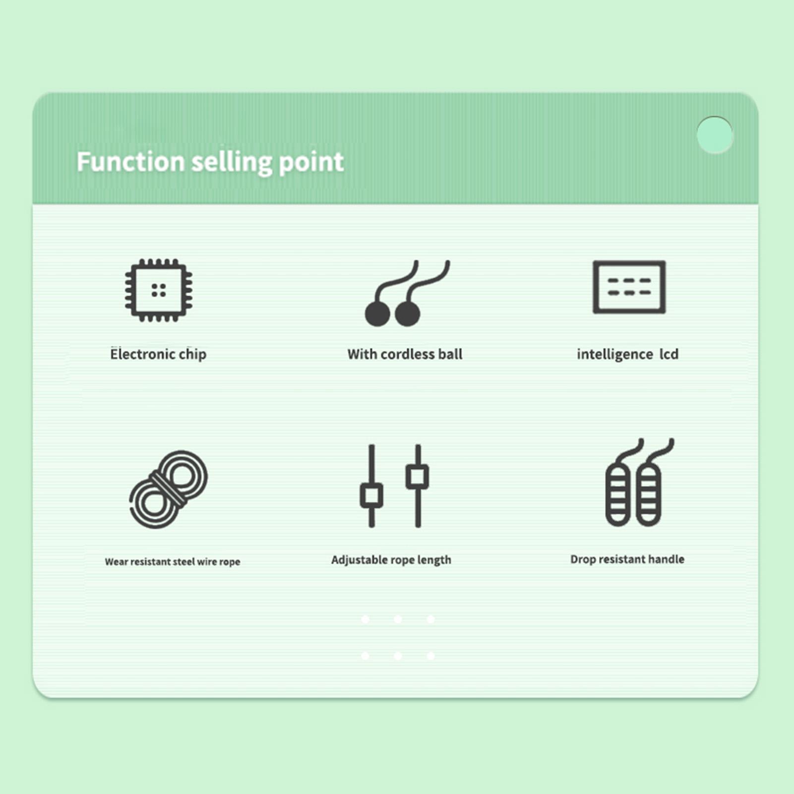 Dây Nhảy Đếm Bước Nhảy Màn Hình Kỹ Thuật Số 4 Chế Độ