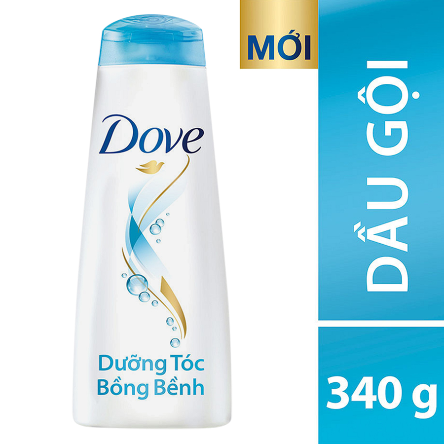 Combo Dove: Dầu Gội Dove Dưỡng Tóc Bồng Bềnh (340g) + Kem Xả Dove Dưỡng Tóc Bồng Bềnh (335g) + Kem Ủ Dove Phục Hồi Tóc Hư Tổn (200ml)