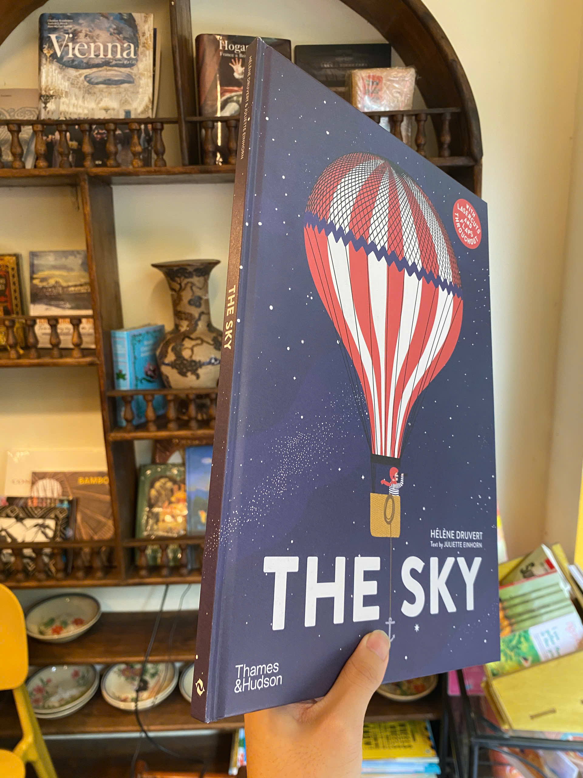 Sách - The Sky by Hélène Druvert | Children's Infographic Book - Science Book | Sách ngoại văn