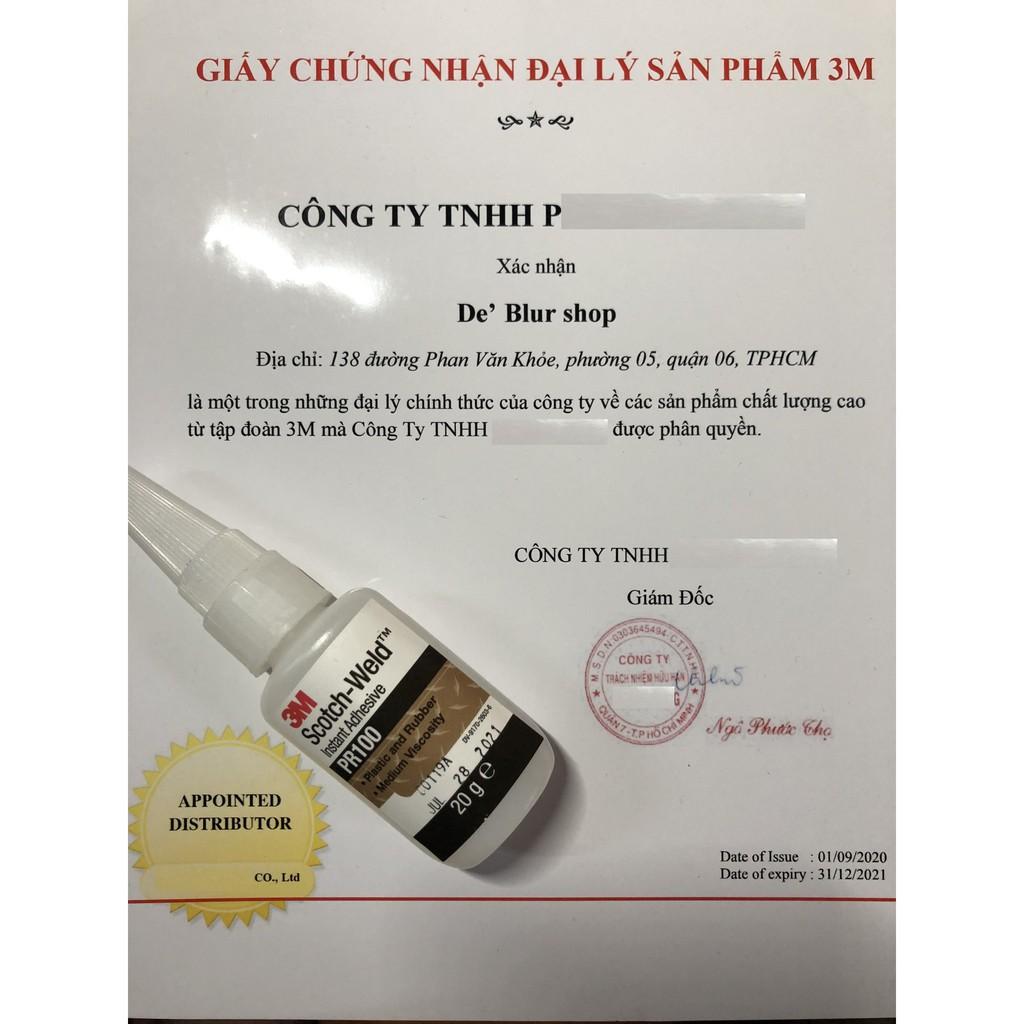 Keo Dán Đa Năng Siêu Dính 3M PR100 Scotch-Weld Plastic &amp; Rubber Instant Adhesive 20g