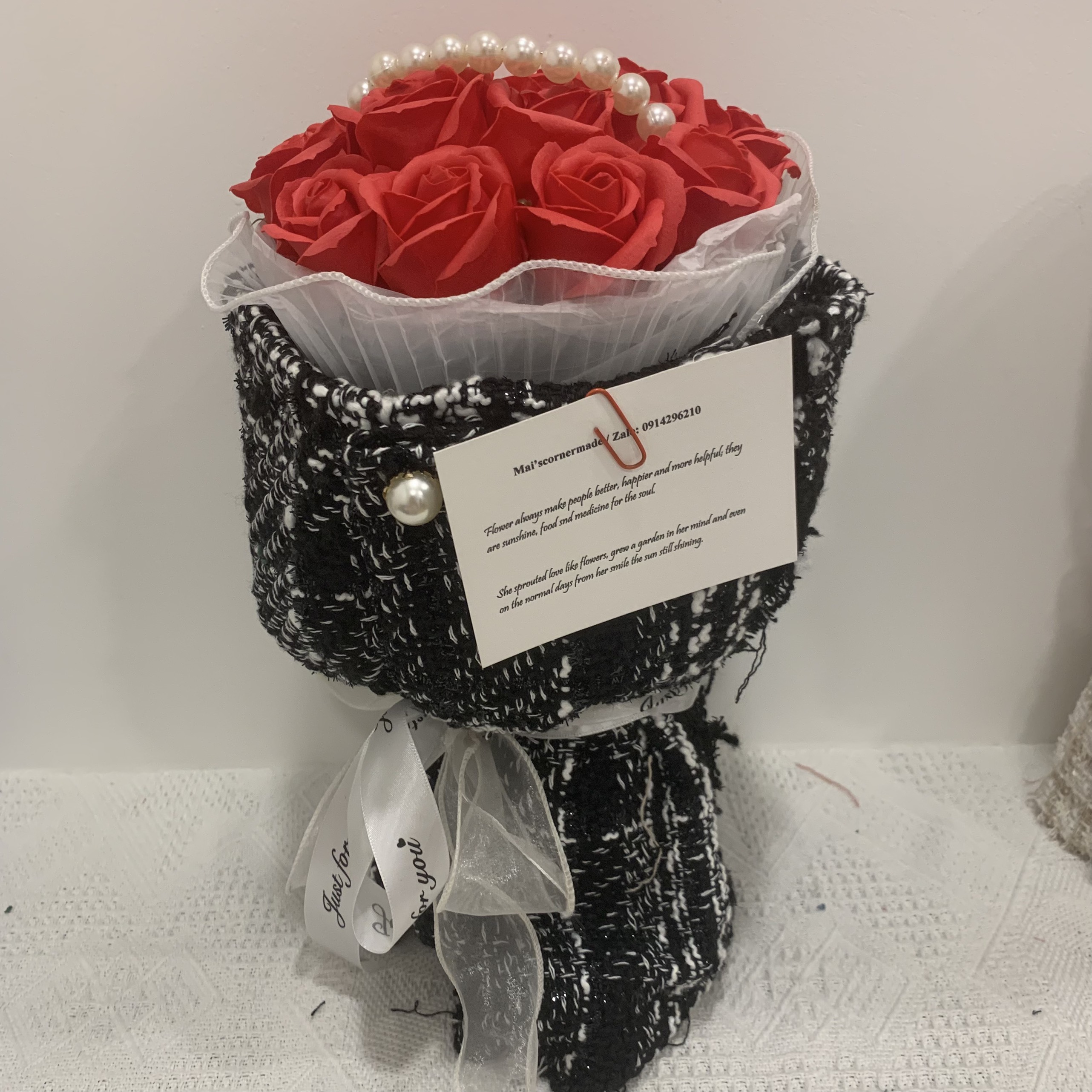 Hoa hồng sáp Bó hoa sáp làm quà tặng Sinh nhật, Valentine với kiểu dáng sang trọng bao yêu