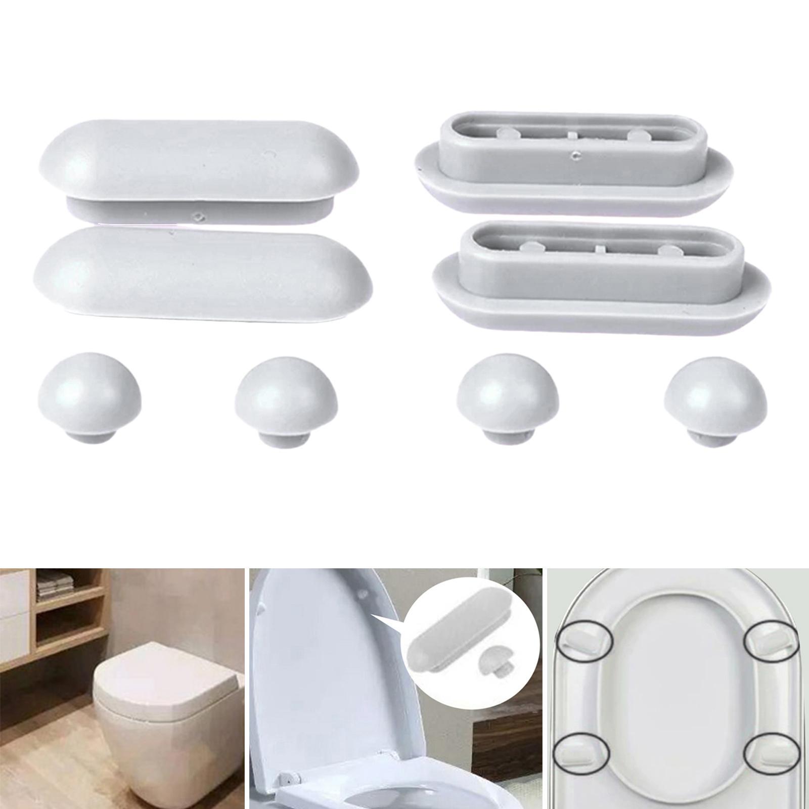 Bidet Toilet Lid Bumpers Replacement Kit Toilet Accessories for Hotel Home