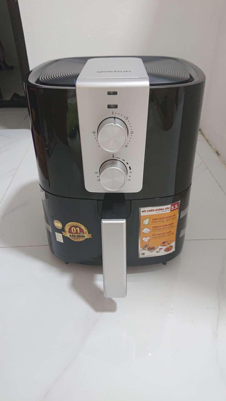 Nồi Chiên Không Dầu Goldsun GAF5841-M Dung Tích 5.5L Công Nghệ Rapid Air - Hàng chính hãng Goldsun