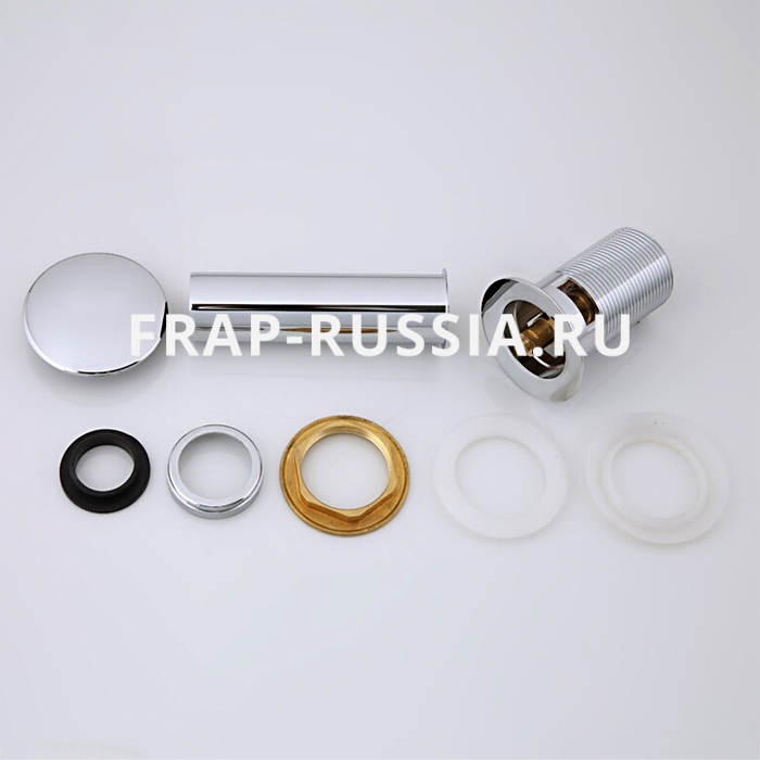 XI PHÔNG THOÁT NƯỚC DẠNG NHẤN CHẬU LAVABO SỨ NHẬP KHẨU NGA FRAP F65-2+ F80