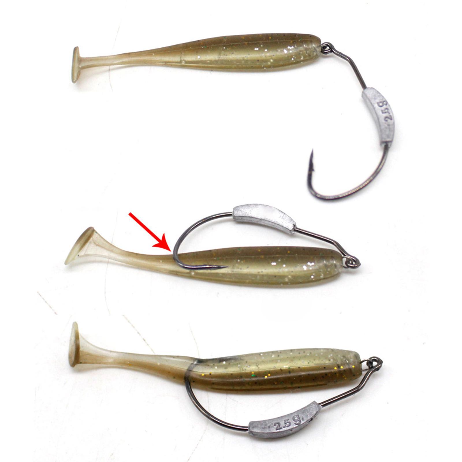 20x Fishing Hooks Catfish Hooks Fish Hooks Carbon Steel Hooks Weighted Hooks