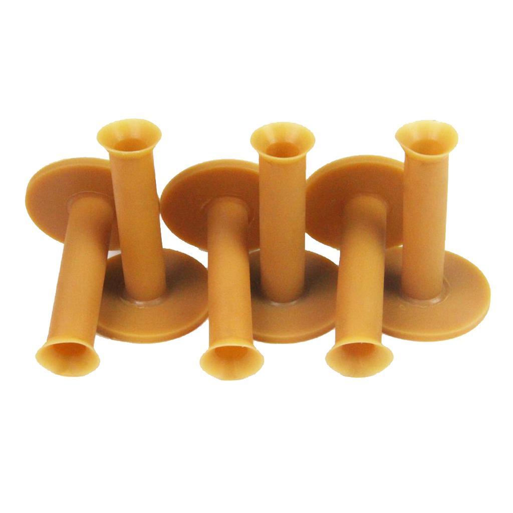 6pcs Rubber Driving Range Golf Tees Holder Tee Practice Mat
