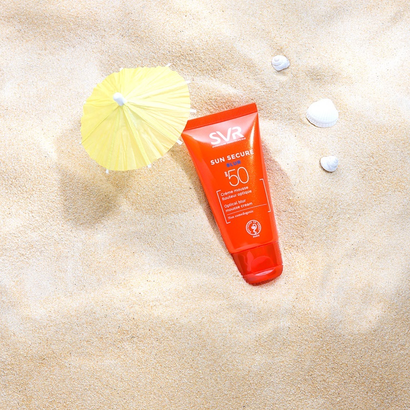 Kem Chống Nắng SVR Sun Secure Blur SPF50+ (50ml) + Tặng Kèm 1 Sample dưỡng da SVR Bất Kì