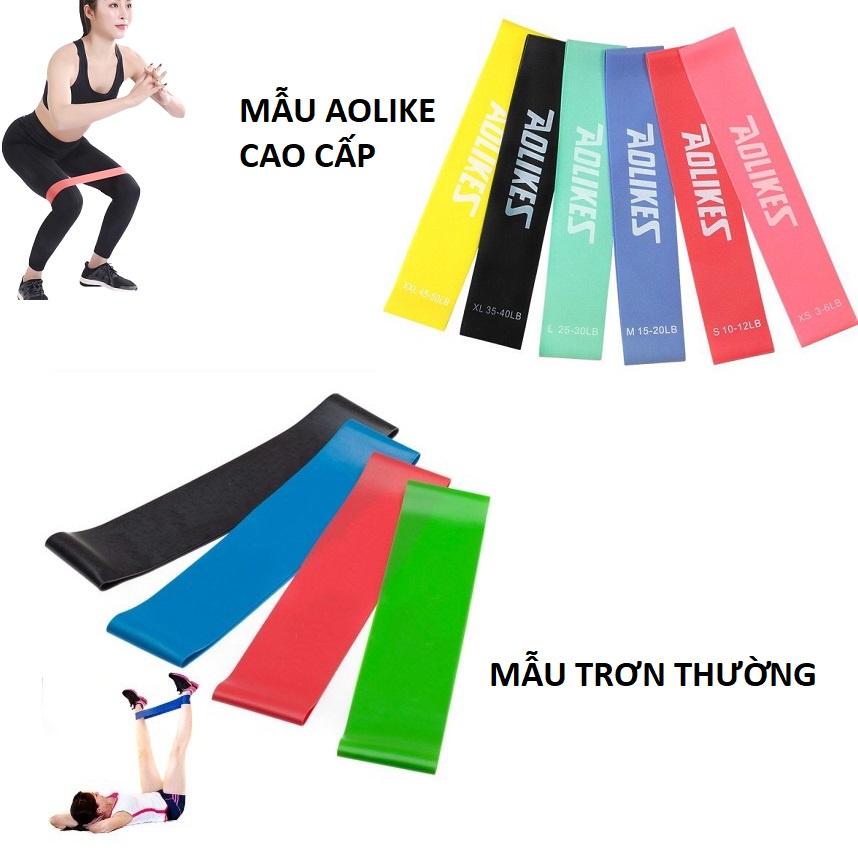 Dây Mini Band, Dây Cao Su Kháng Lực Aolikes - Tập Chân Mông