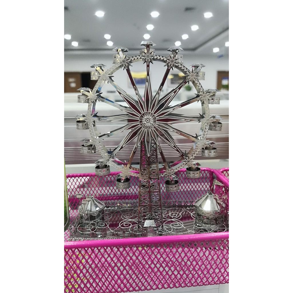 Mô Hình Lắp Ráp 3d Vòng xoay công viên