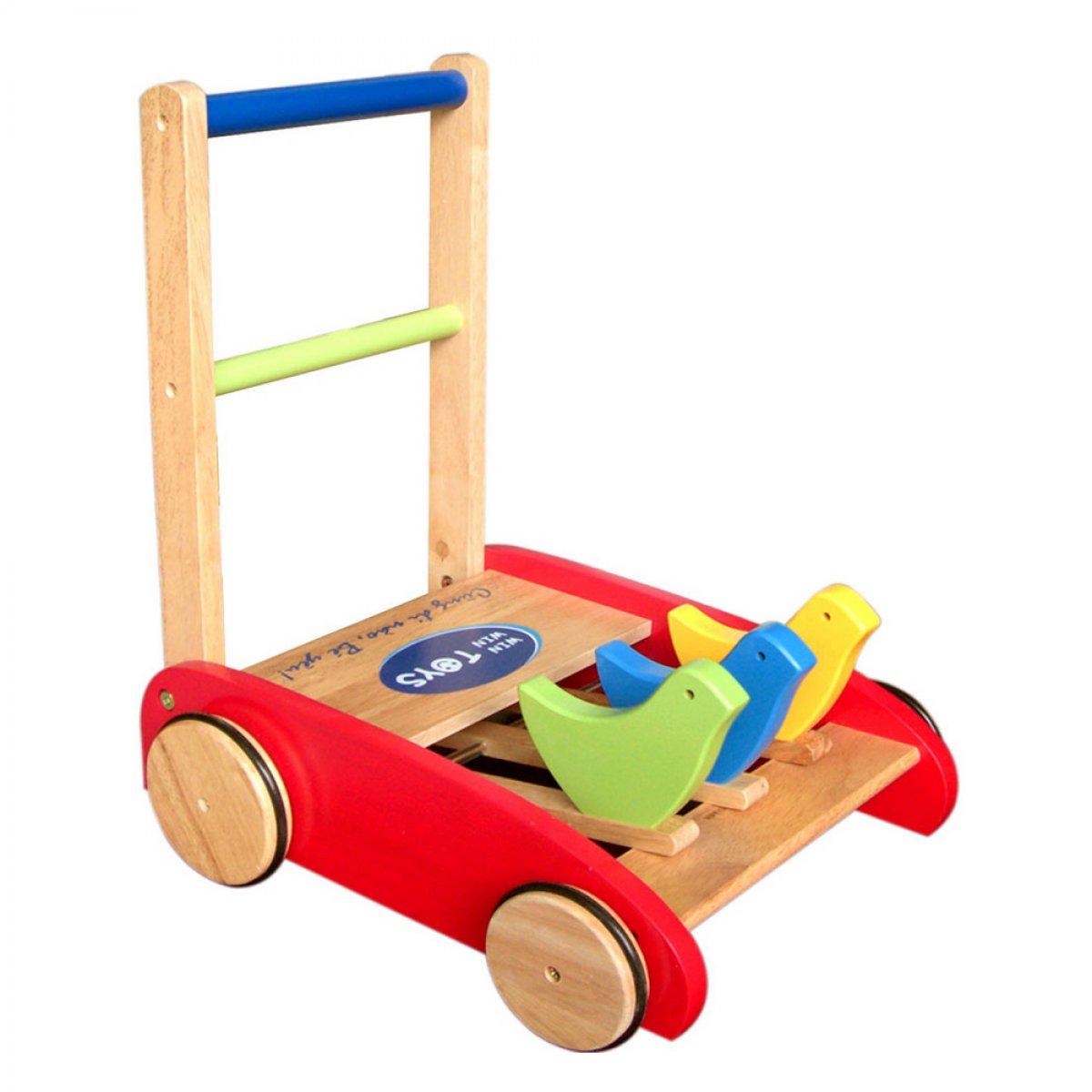 Xe Gà Cho Bé Tập Đi Bằng Gỗ Siêu Bền - Loại Tốt