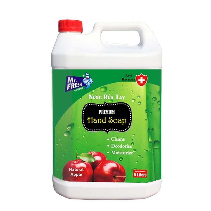 Nước rửa tay Mr.Fresh Táo 5L